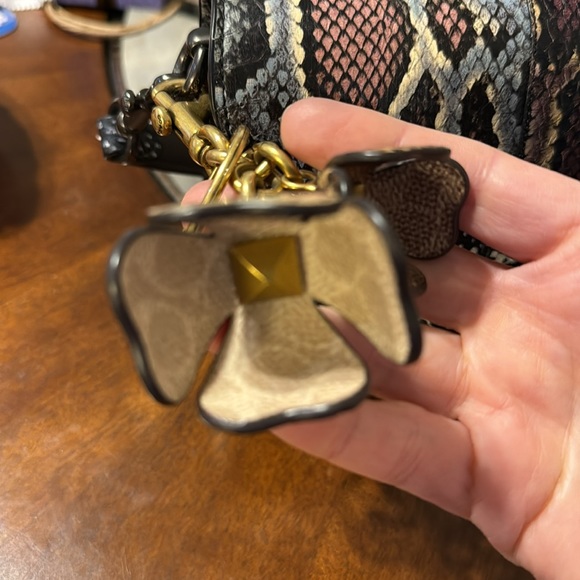 Authentic limited edition custom COACH, real python, new - Picture 11 of 14